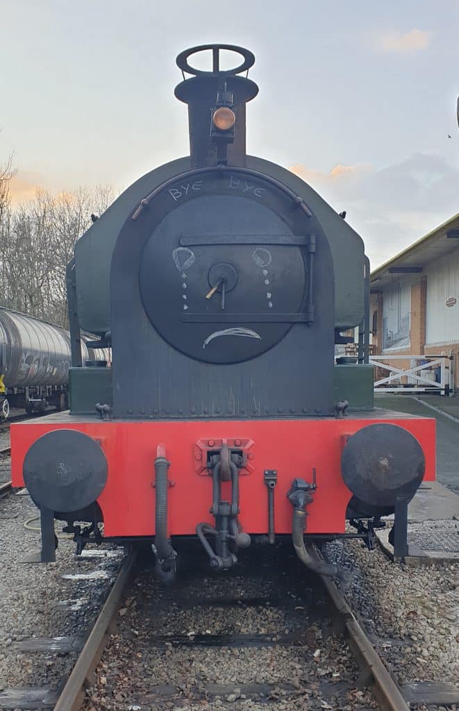 Courageous saying goodbye