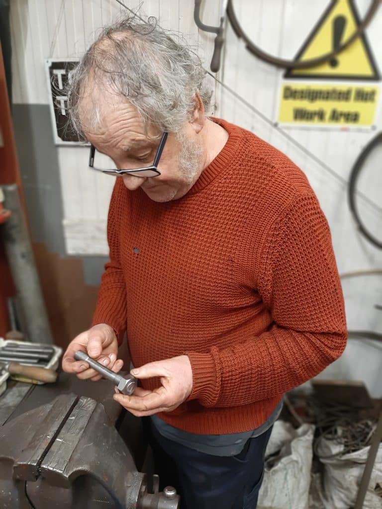 Keith plays with his nuts